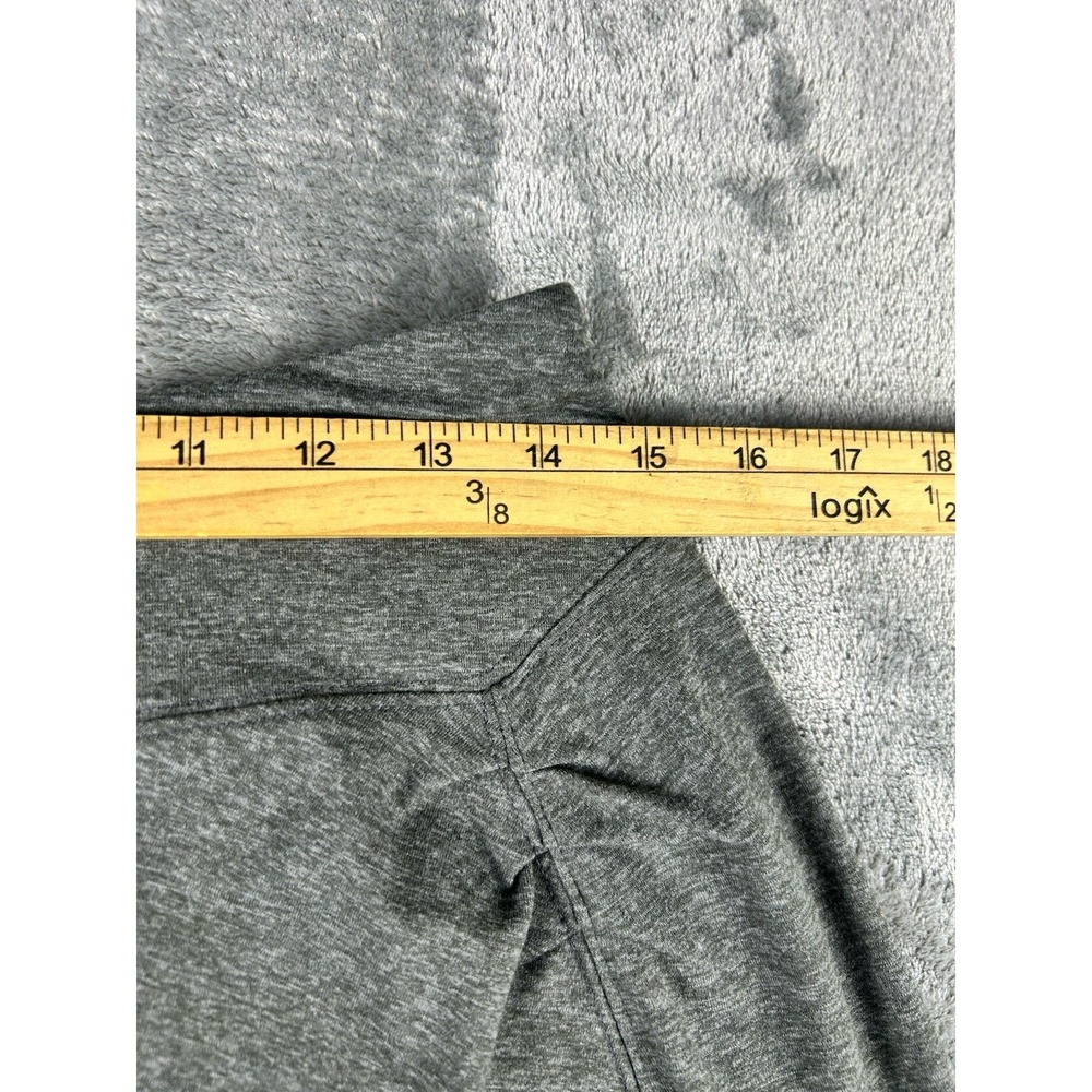 REI A-Line Pull-On Skirt Gray Stretch Knit Outdoor‎ Casual Pocket Medium - Picture 4 of 7